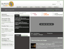 Tablet Screenshot of burgosciudad21.org